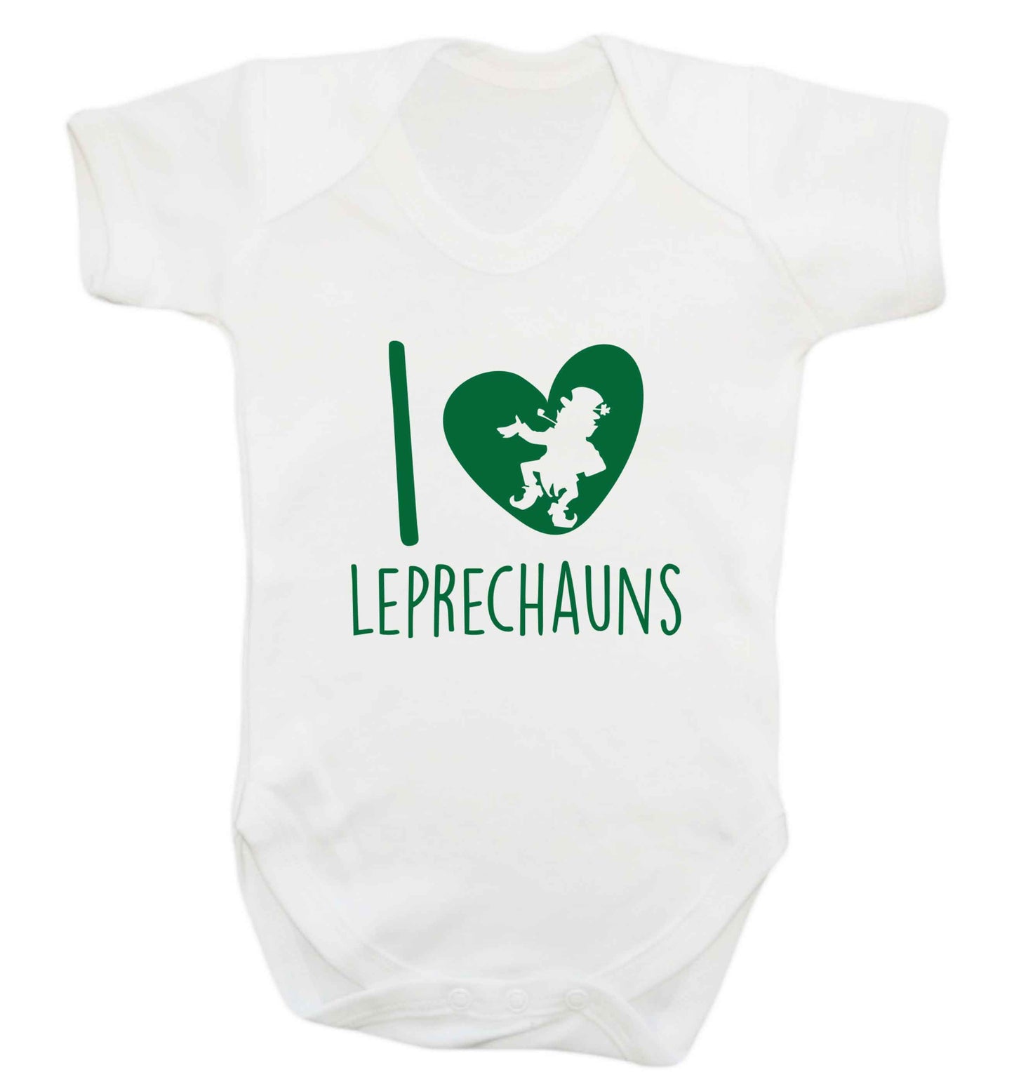 I love leprechauns baby vest white 18-24 months