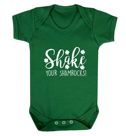 Shake your shamrocks baby vest green 18-24 months