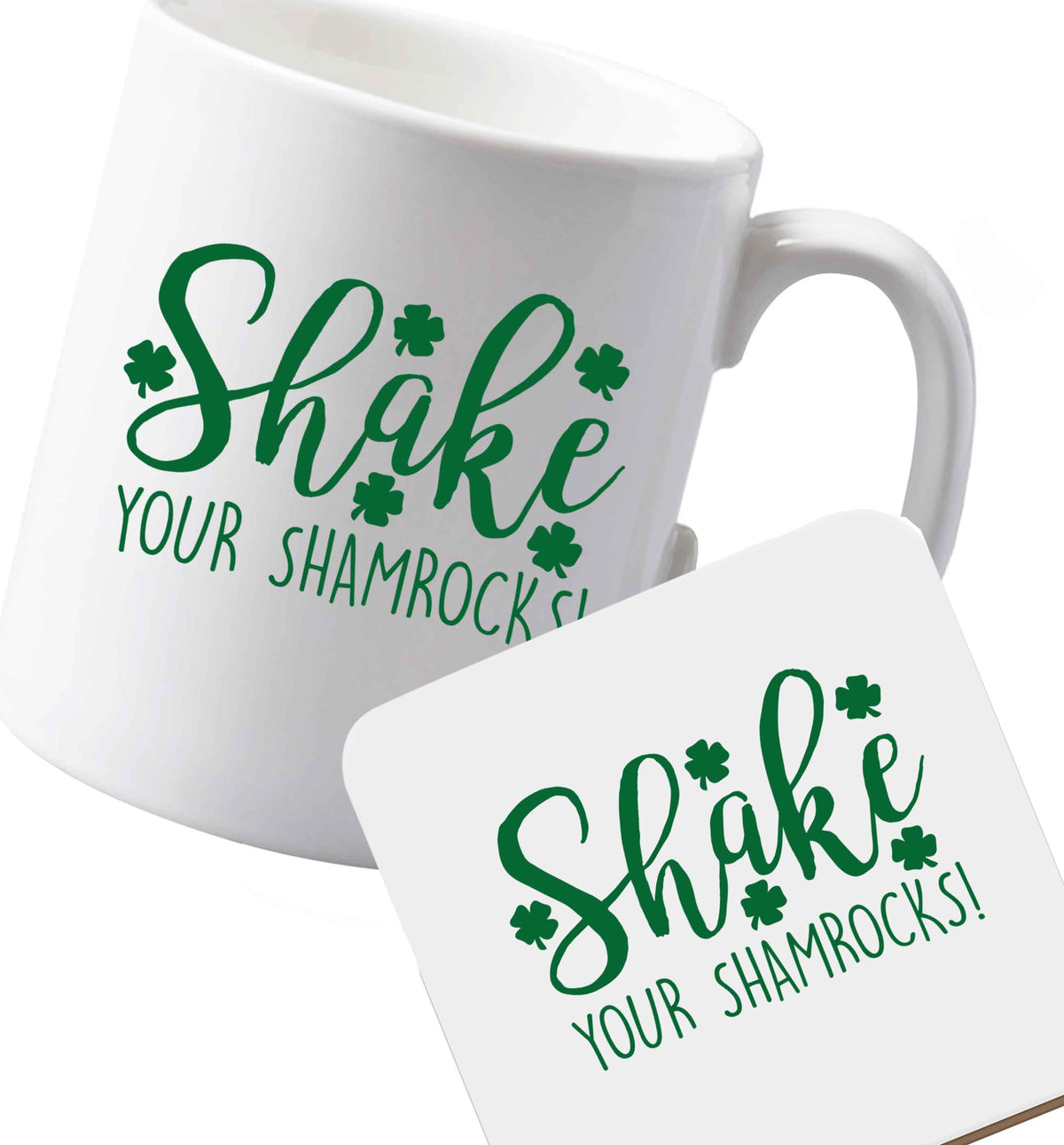 10 oz Ceramic mug and coaster Favourite Type Pan Pancake both sides