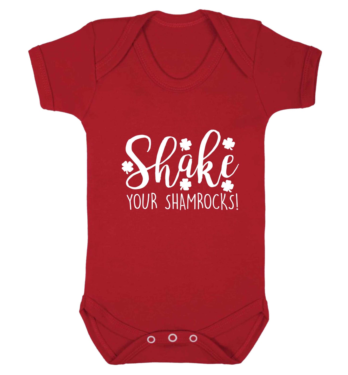 Shake your shamrocks baby vest red 18-24 months