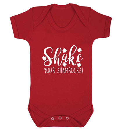 Shake your shamrocks baby vest red 18-24 months