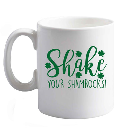 10 oz Favourite Type Pan Pancake ceramic mug right handed
