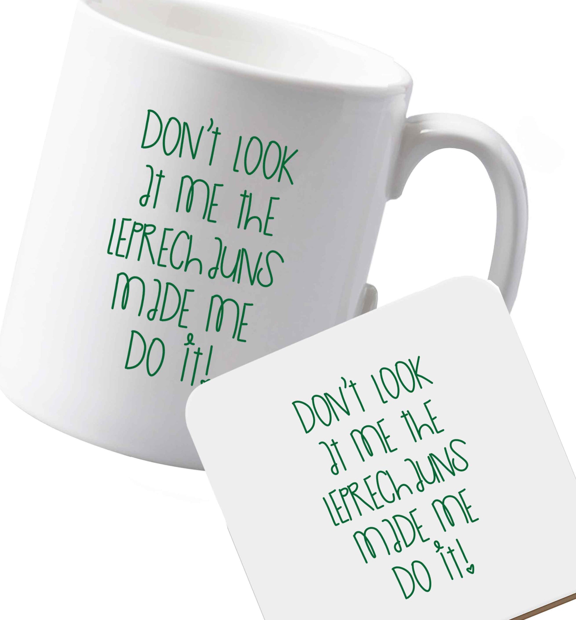 10 oz Ceramic mug and coaster Favourite Type Pan Pancake both sides