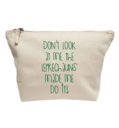 Don't look at me the leprechauns made me do it | Makeup / wash bag