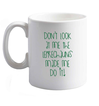 10 oz Favourite Type Pan Pancake ceramic mug right handed