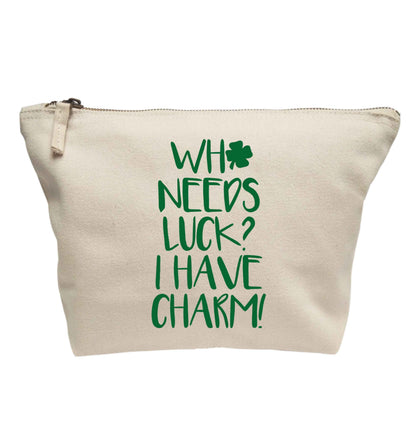 Who needs luck? I have charm! | Makeup / wash bag