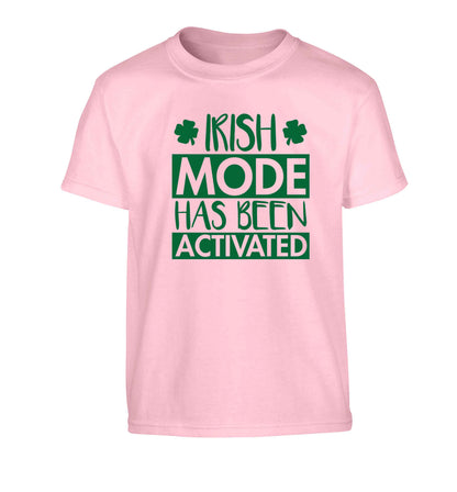 Irish mode has been activated Children's light pink Tshirt 12-13 Years