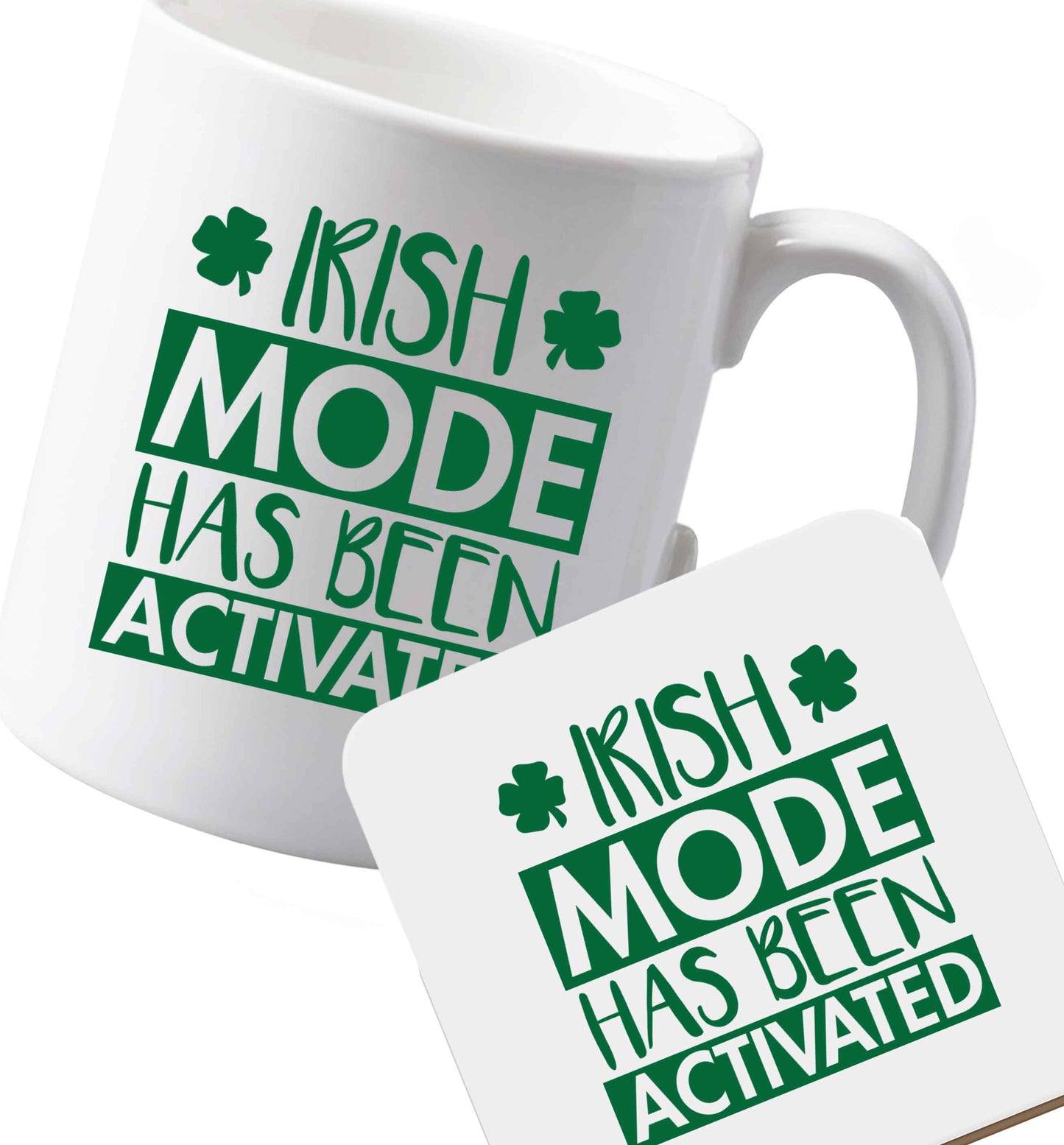10 oz Ceramic mug and coaster Favourite Type Pan Pancake both sides