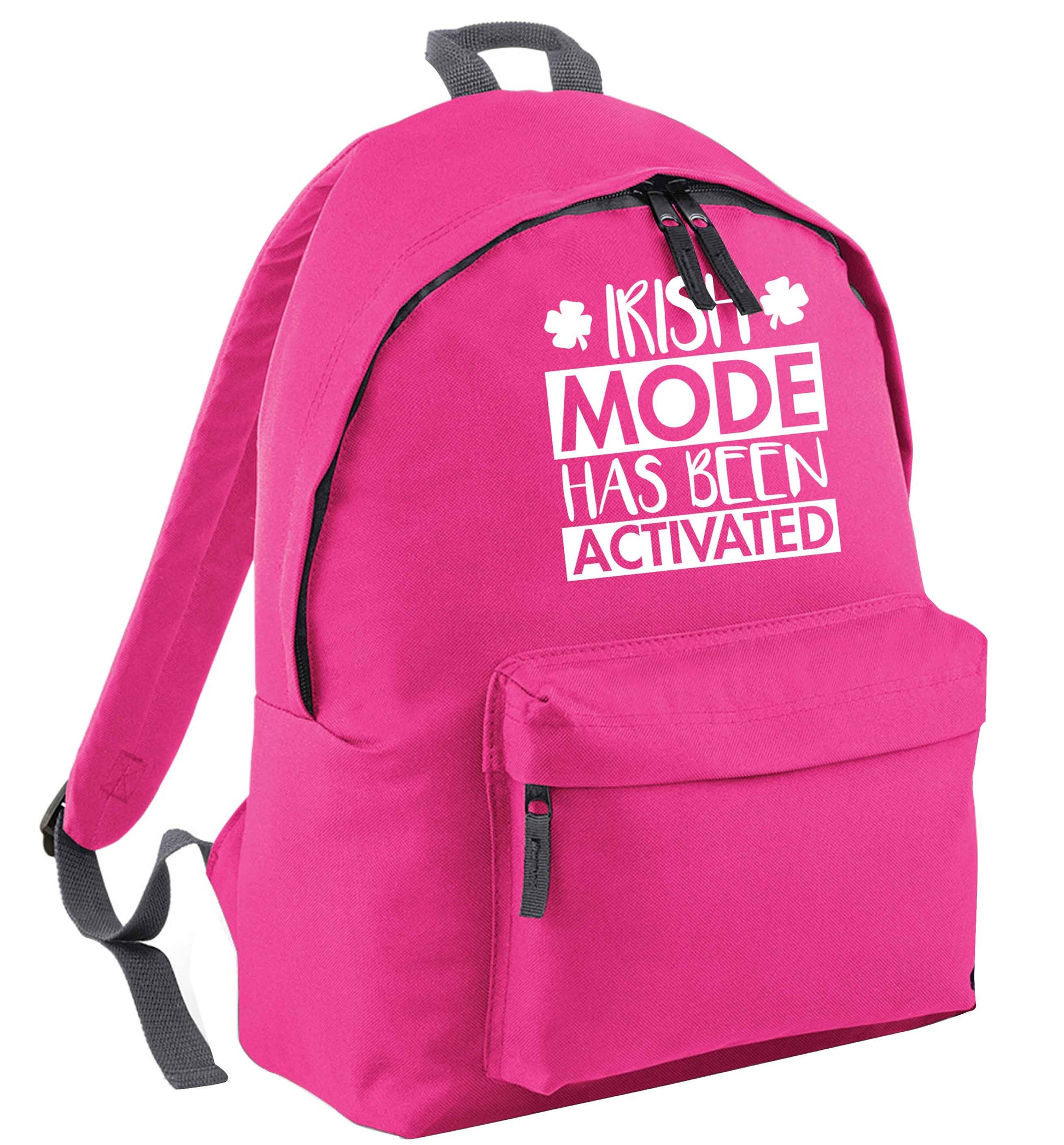 Irish mode has been activated pink adults backpack