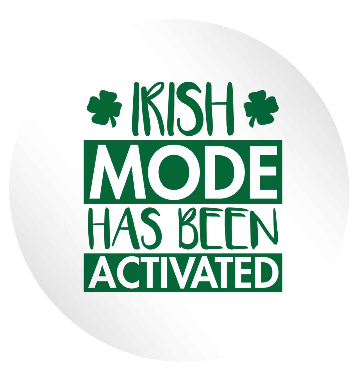 Irish mode has been activated 24 @ 45mm matt circle stickers