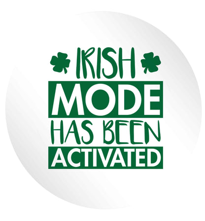 Irish mode has been activated 24 @ 45mm matt circle stickers