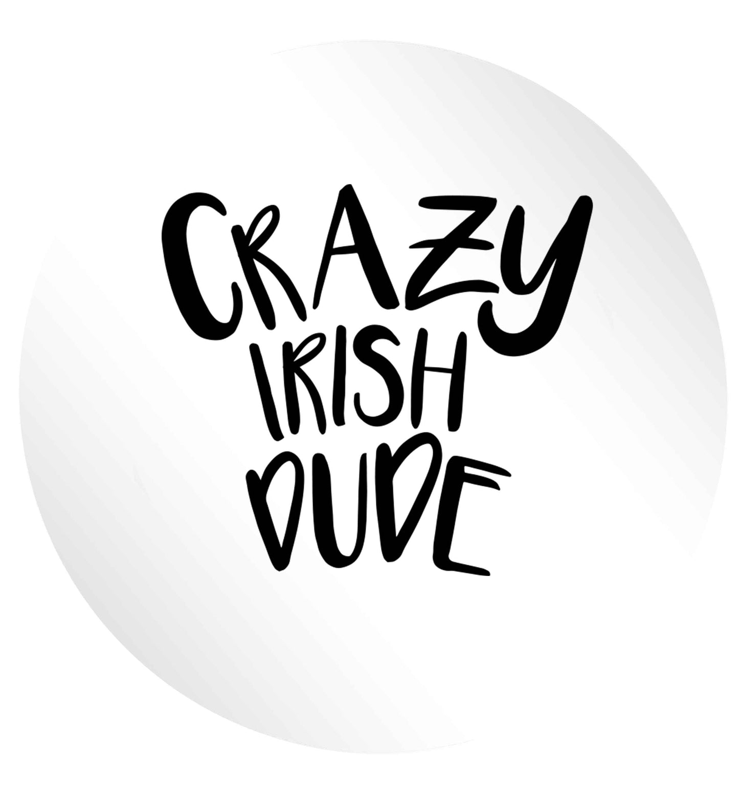 Crazy Irish dude 24 @ 45mm matt circle stickers