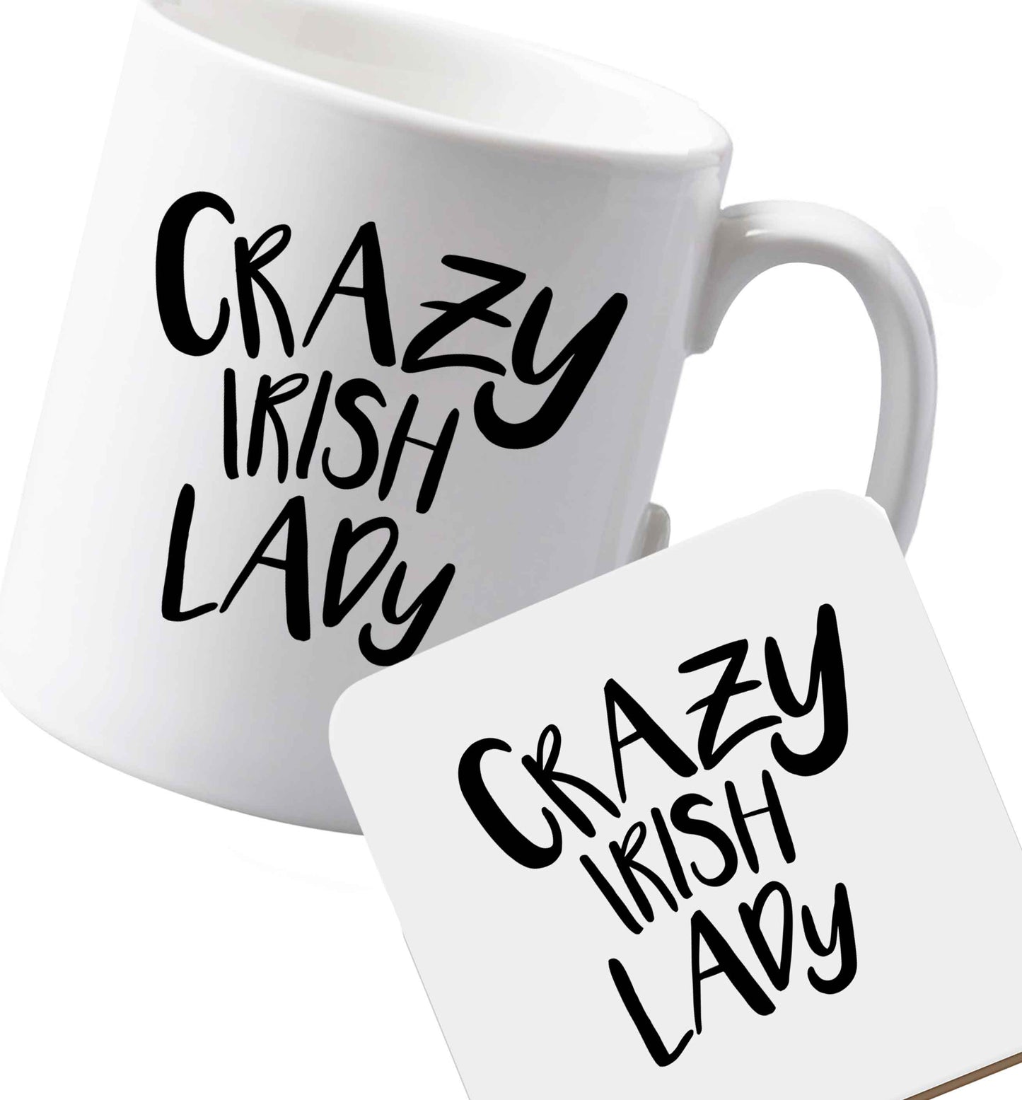 10 oz Ceramic mug and coaster Favourite Type Pan Pancake both sides