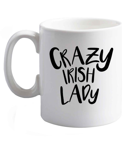 10 oz Favourite Type Pan Pancake ceramic mug right handed