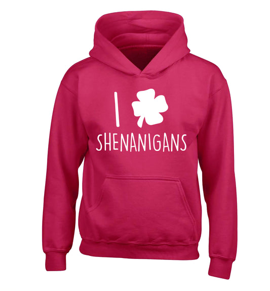 I love shenanigans children's pink hoodie 12-13 Years