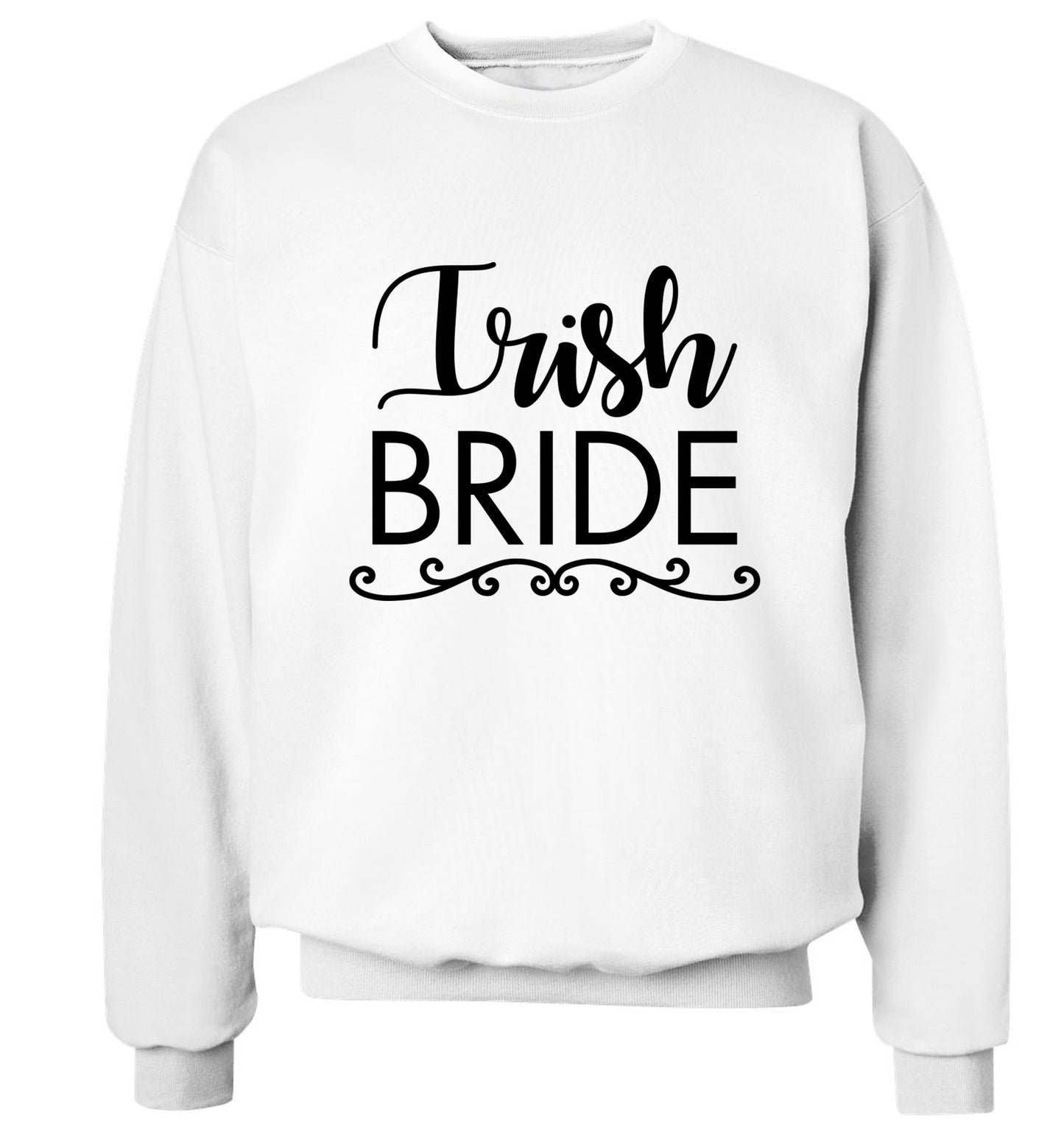 Irish bride Adult's unisex white Sweater 2XL