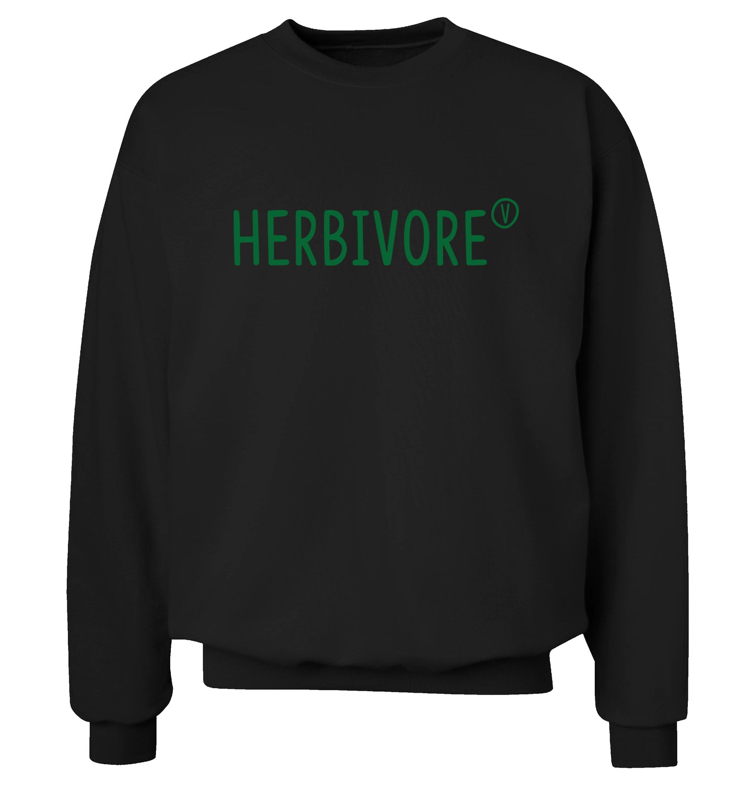 Herbivore Adult's unisex black Sweater 2XL