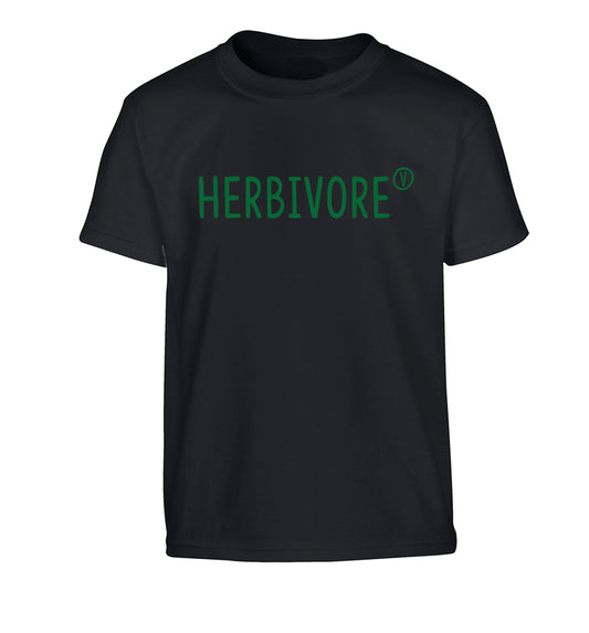 Herbivore Children's black Tshirt 12-13 Years