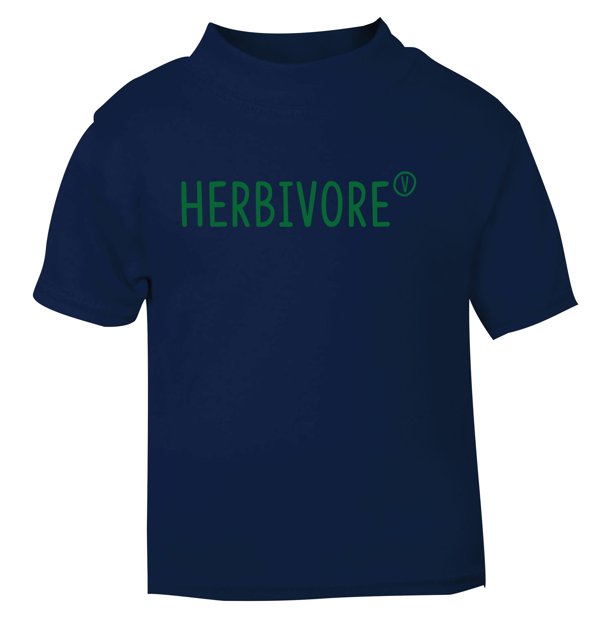 Herbivore navy Baby Toddler Tshirt 2 Years
