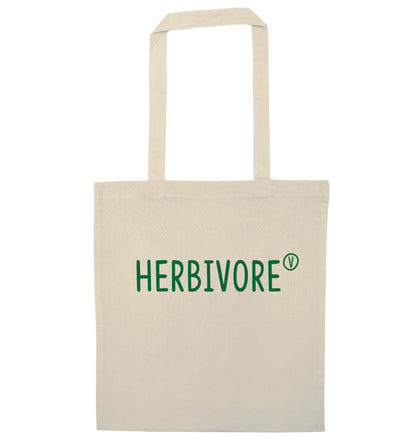 Herbivore natural tote bag