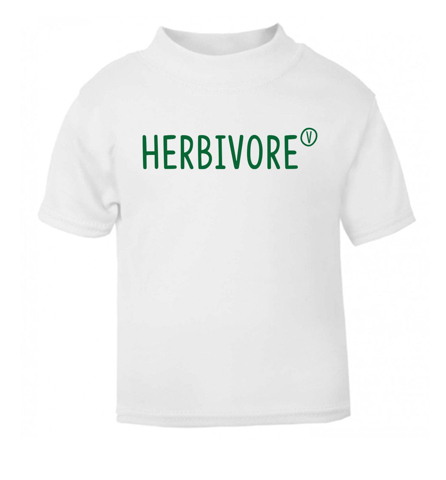 Herbivore white Baby Toddler Tshirt 2 Years