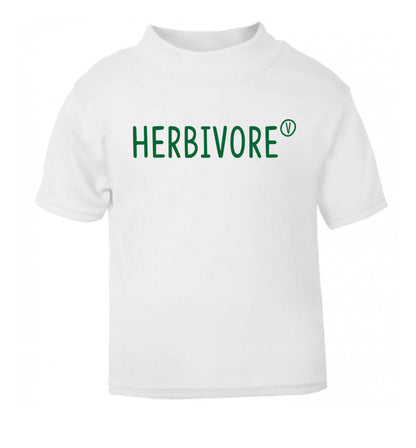 Herbivore white Baby Toddler Tshirt 2 Years