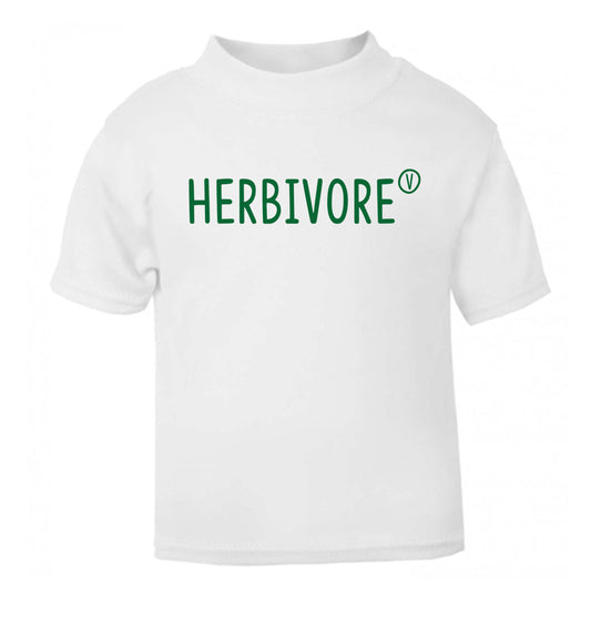 Herbivore white Baby Toddler Tshirt 2 Years