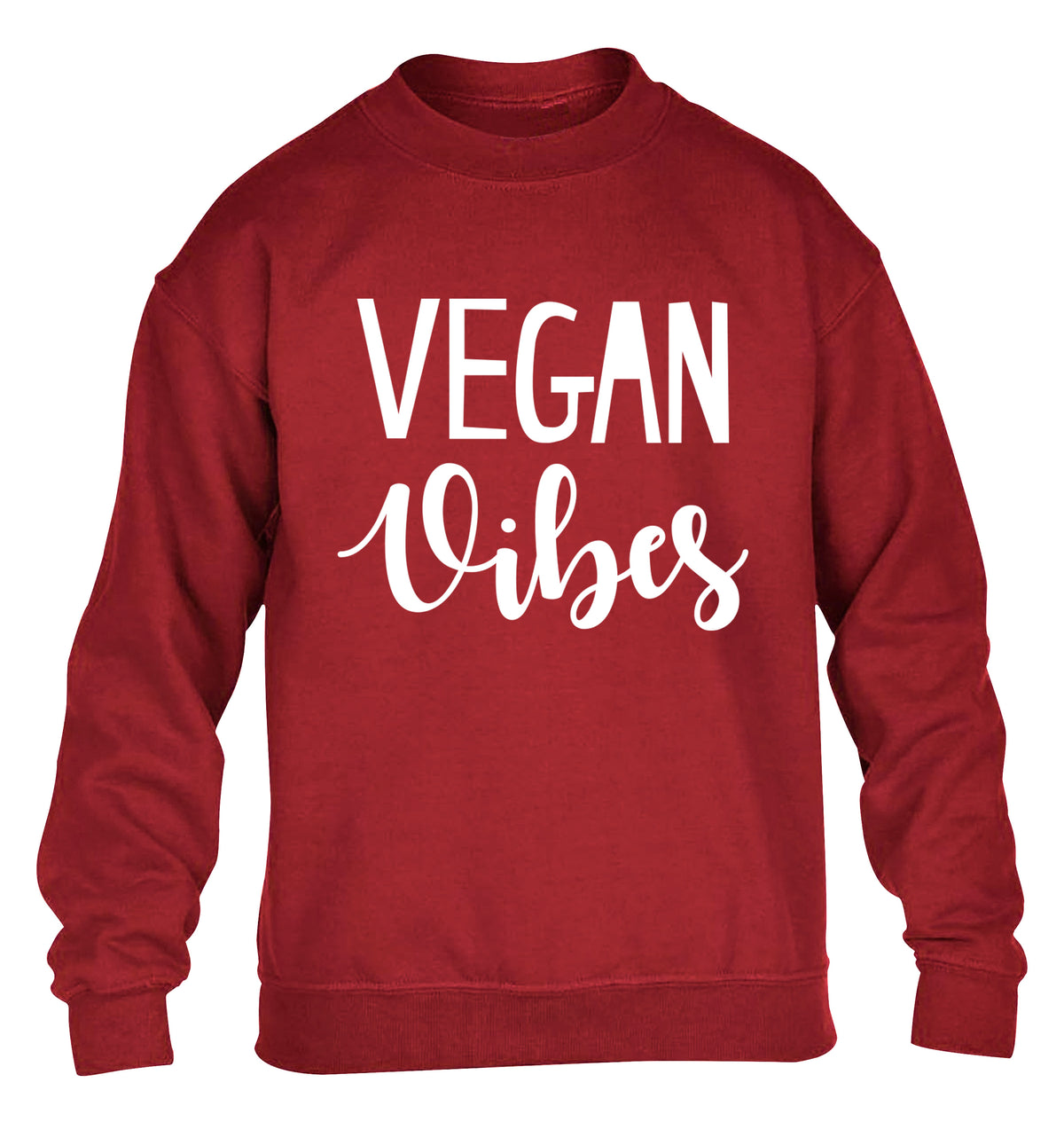 Vegan Vibes children's grey sweater 12-13 Years
