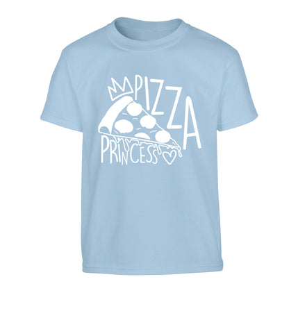Pizza Princess Children's light blue Tshirt 12-13 Years