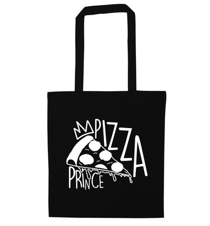 Pizza Prince black tote bag