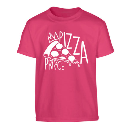Pizza Prince Children's pink Tshirt 12-13 Years