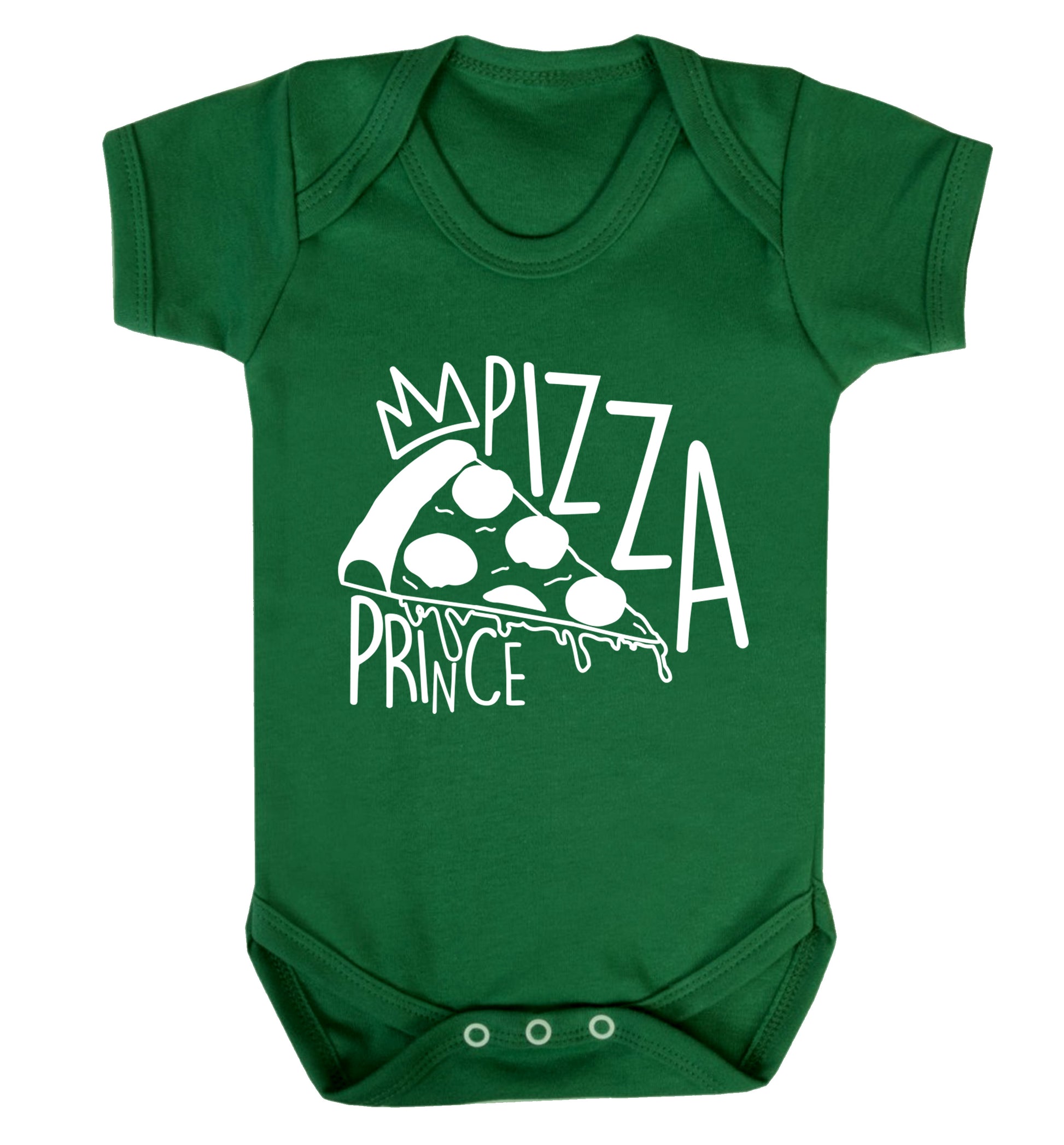 Pizza Prince Baby Vest green 18-24 months