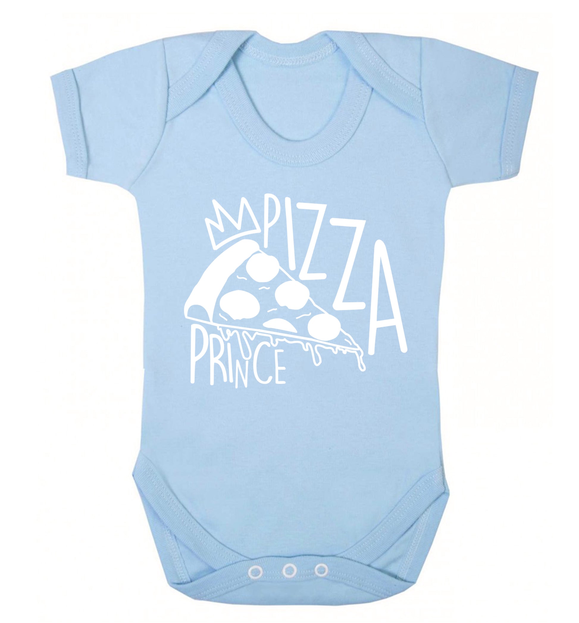 Pizza Prince Baby Vest pale blue 18-24 months