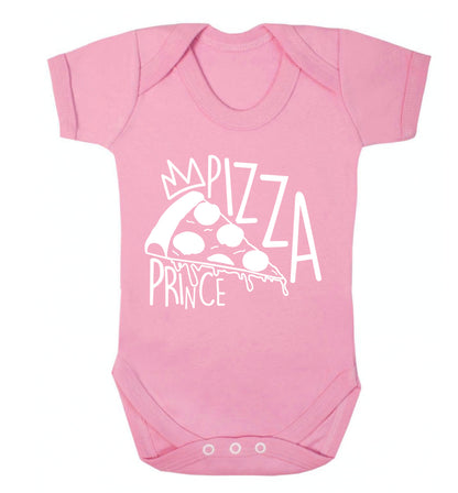 Pizza Prince Baby Vest pale pink 18-24 months