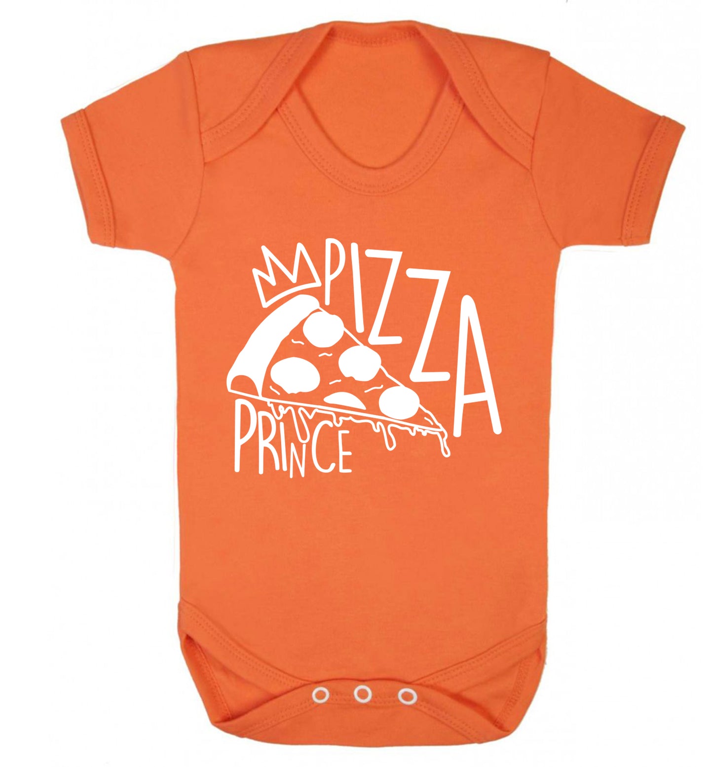 Pizza Prince Baby Vest orange 18-24 months