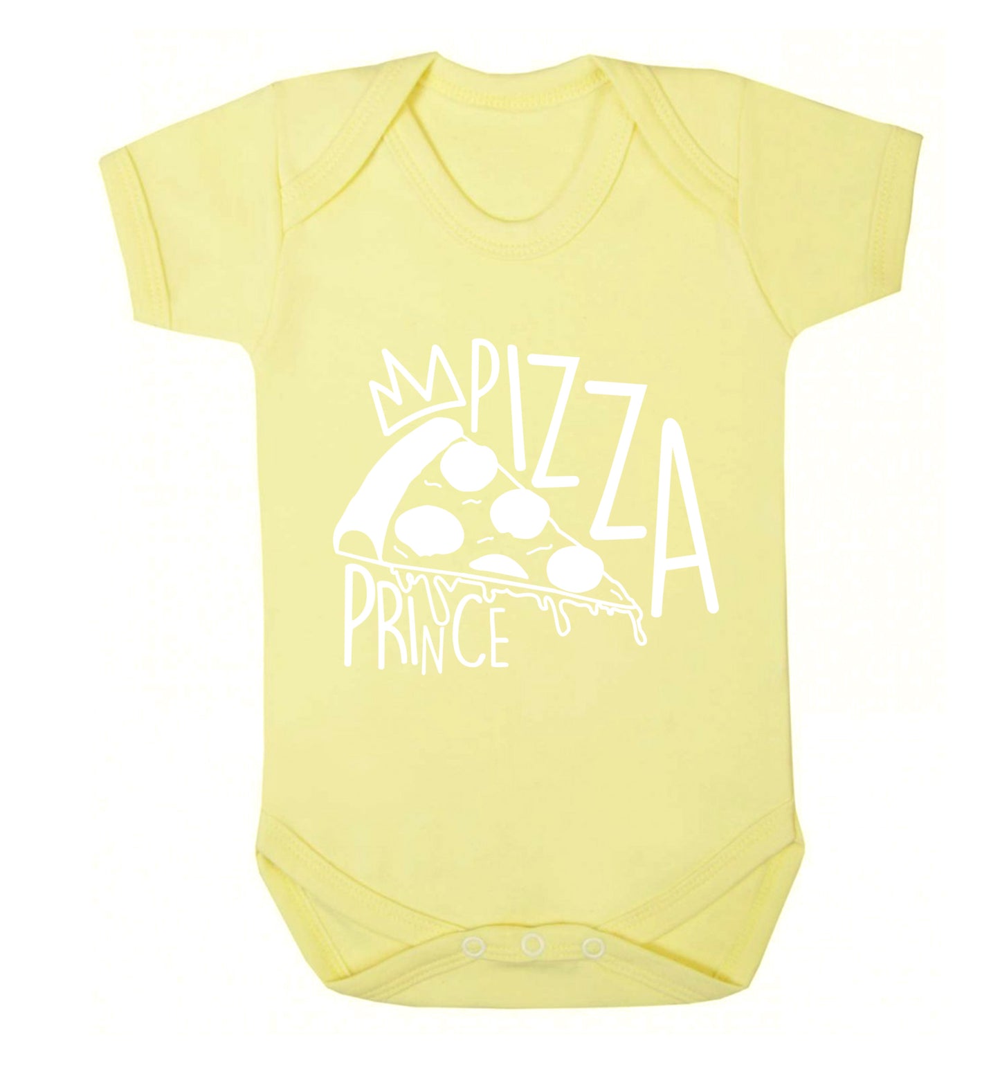 Pizza Prince Baby Vest pale yellow 18-24 months