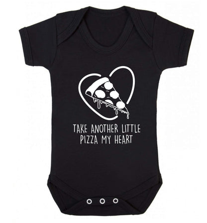 Take another little pizza my heart Baby Vest black 18-24 months