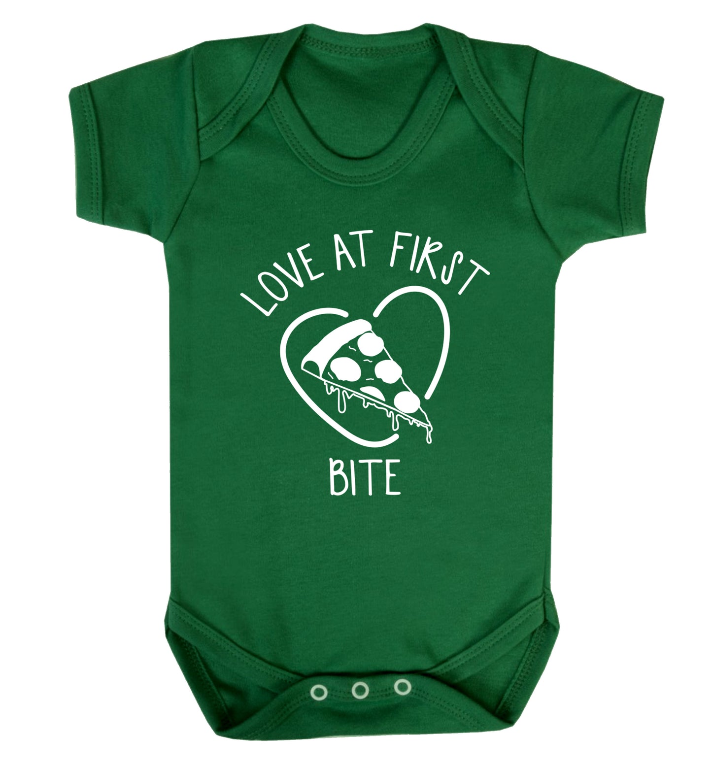 Love at first bite Baby Vest green 18-24 months