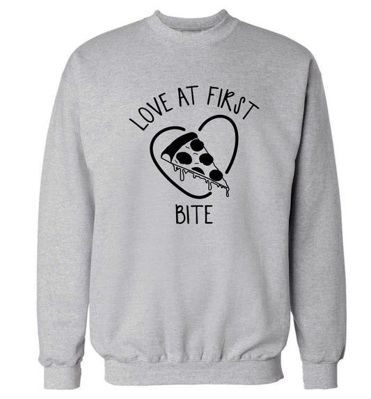 Love at first bite Adult's unisex grey Sweater 2XL