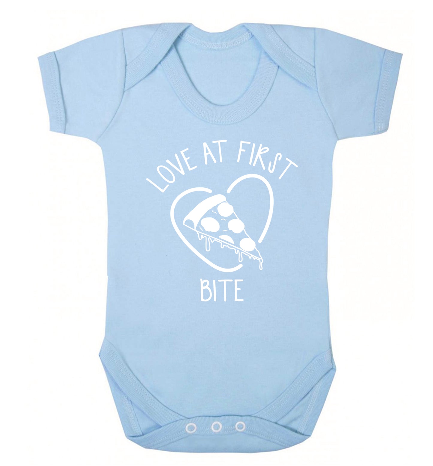 Love at first bite Baby Vest pale blue 18-24 months