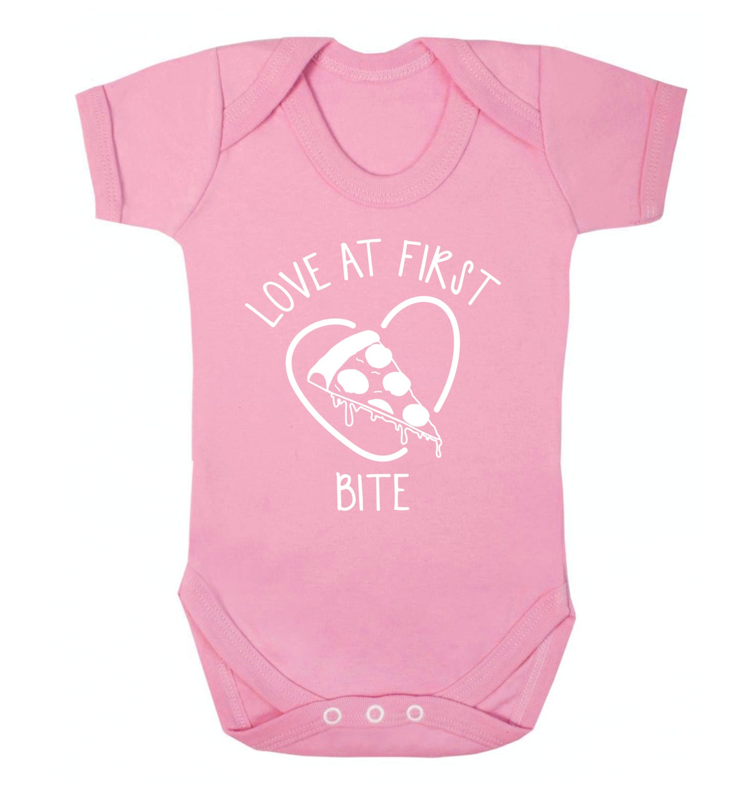 Love at first bite Baby Vest pale pink 18-24 months