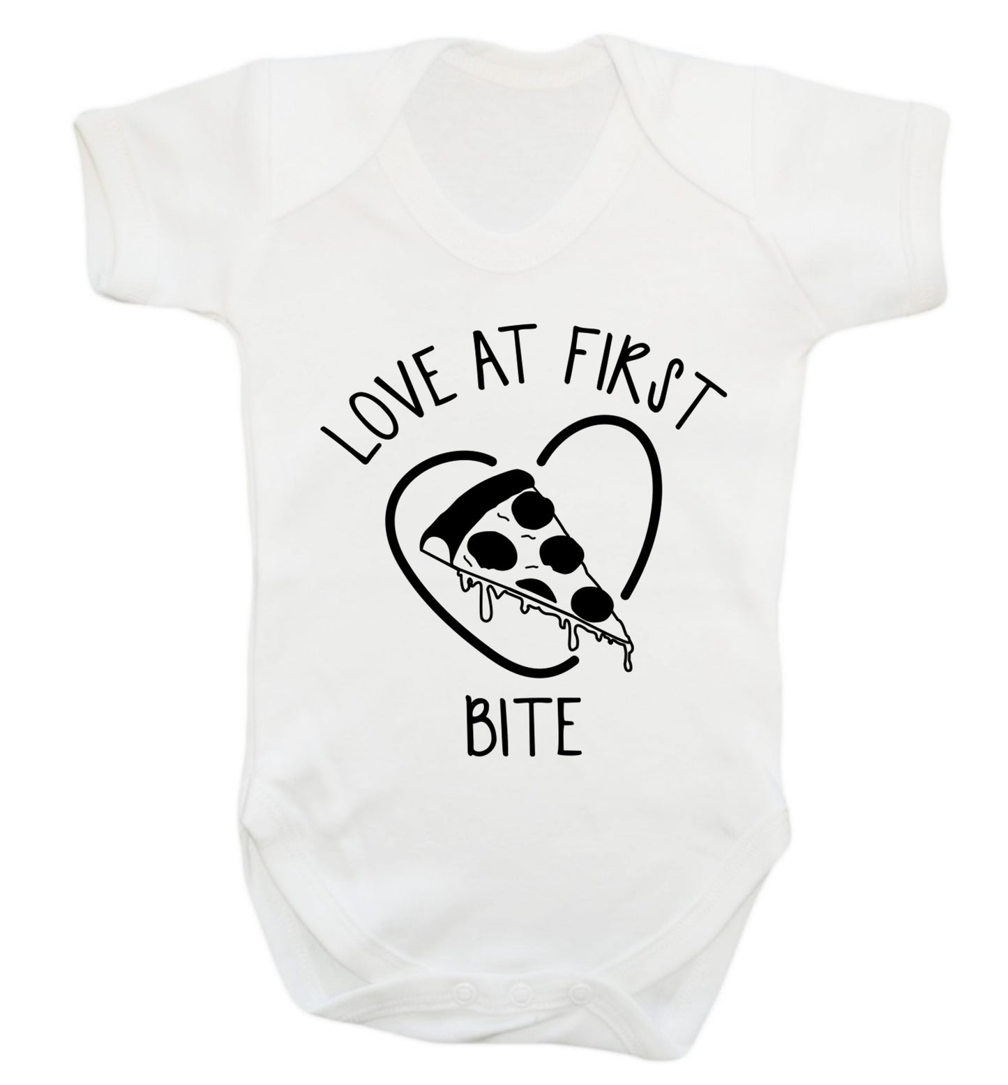 Love at first bite Baby Vest white 18-24 months