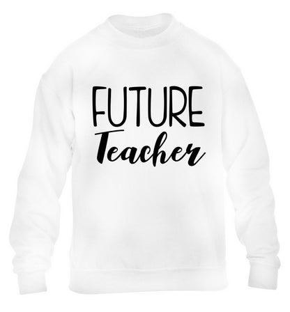 Future teacher children's white sweater 12-13 Years