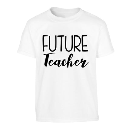 Future teacher Children's white Tshirt 12-13 Years
