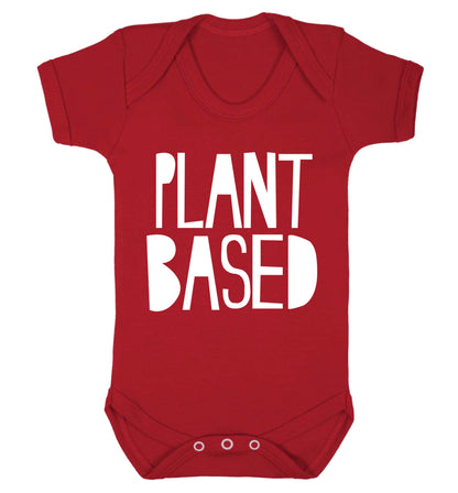 Plant Based Baby Vest red 18-24 months