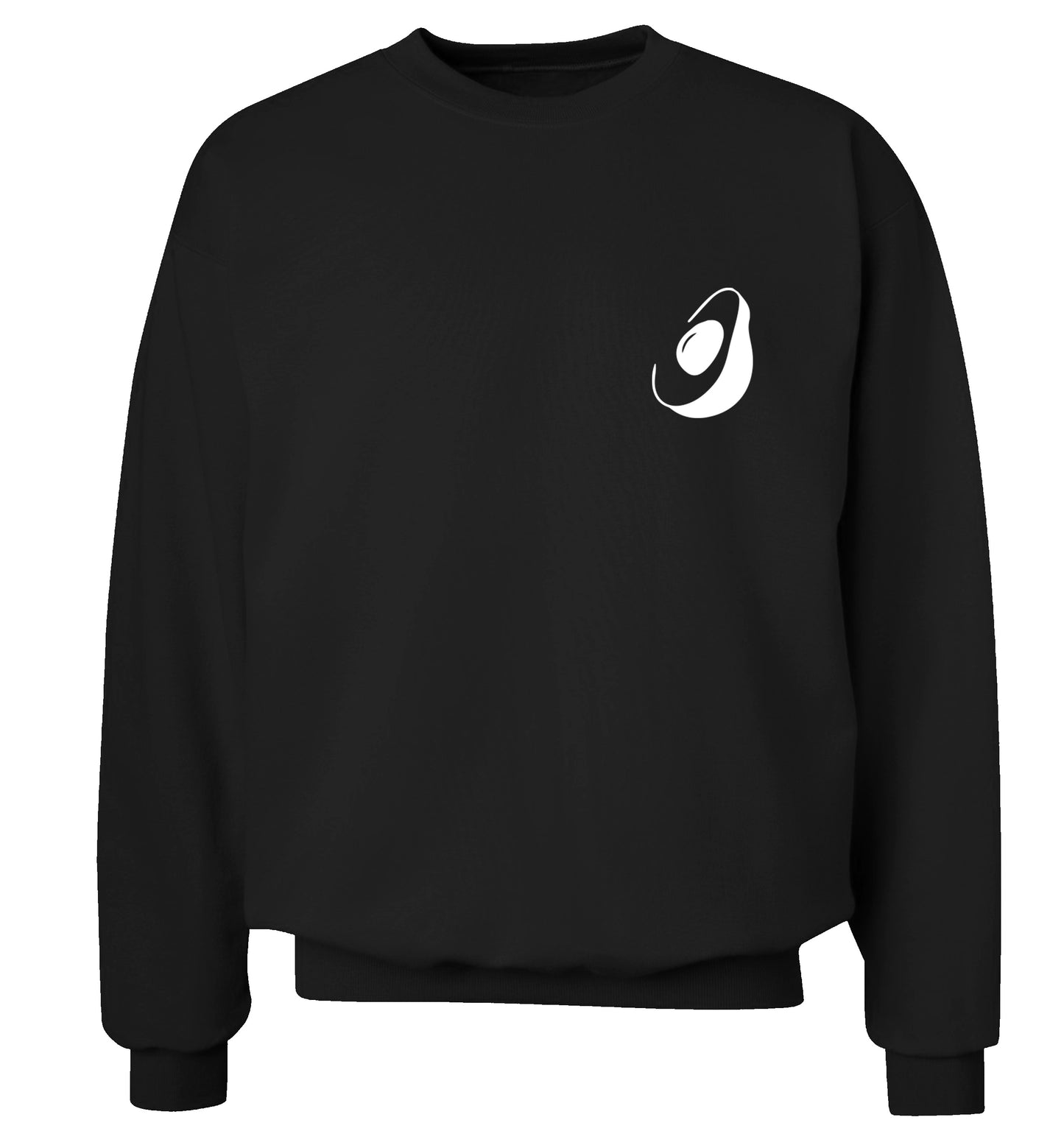 Avocado pocket Adult's unisex black Sweater 2XL