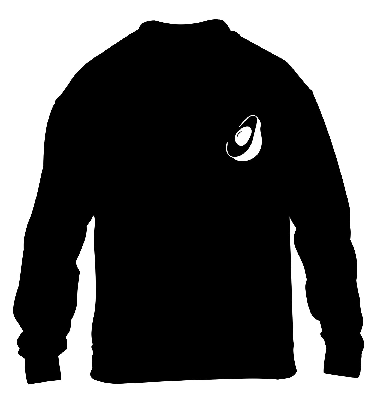 Avocado pocket children's black sweater 12-13 Years