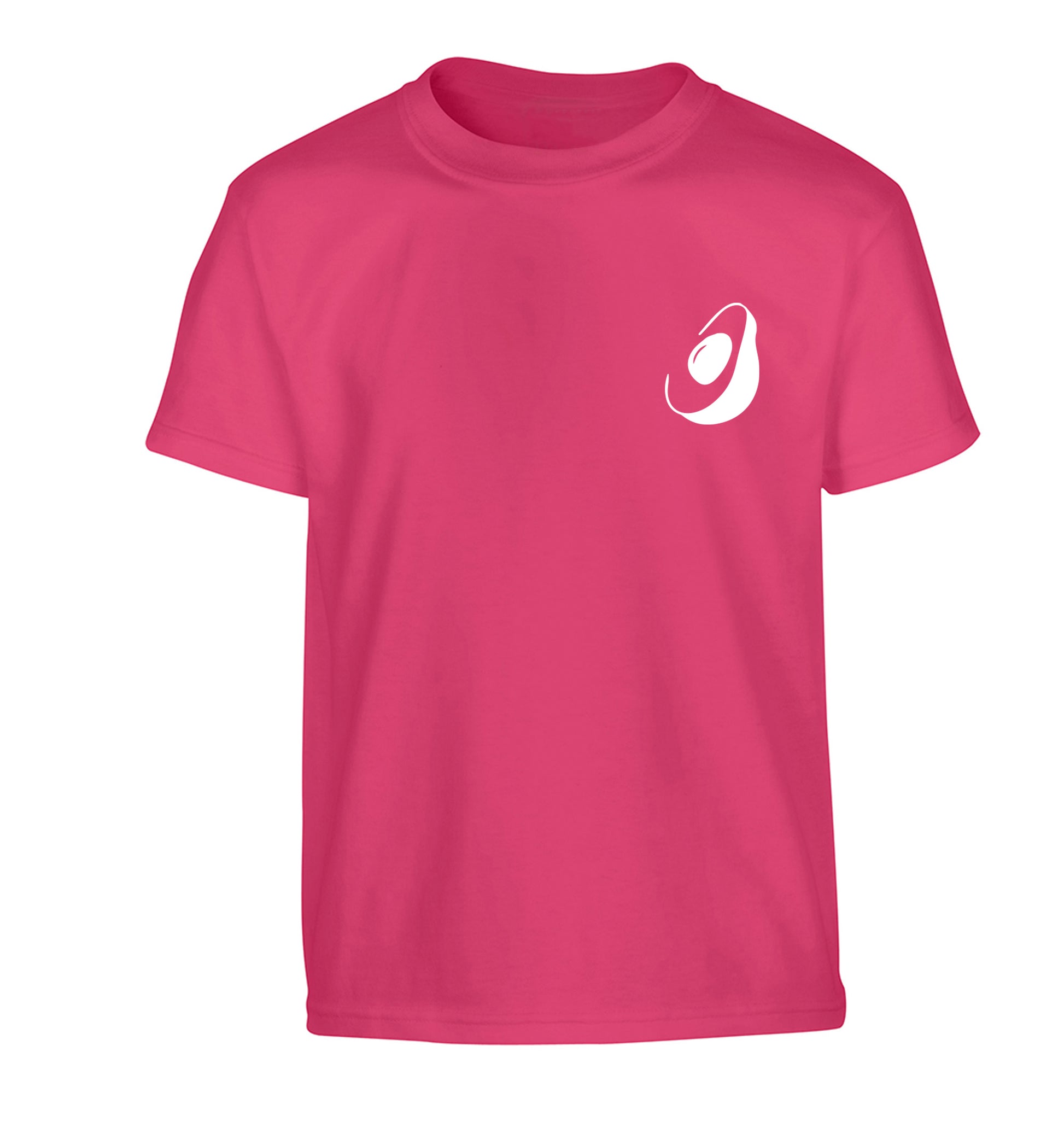 Avocado pocket Children's pink Tshirt 12-13 Years