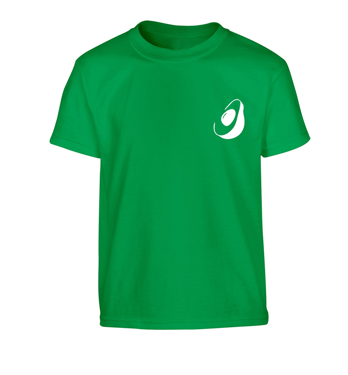 Avocado pocket Children's green Tshirt 12-13 Years