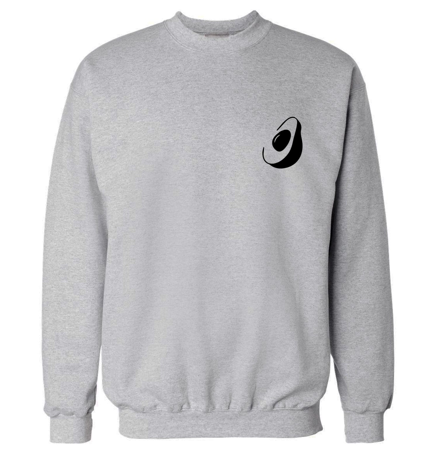 Avocado pocket Adult's unisex grey Sweater 2XL